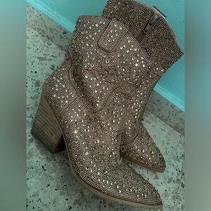 Full Rhinestones cowboy boots